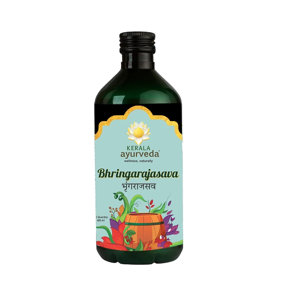 Kerala Ayurveda Bhringarajasavam, 450 ml-1.webp